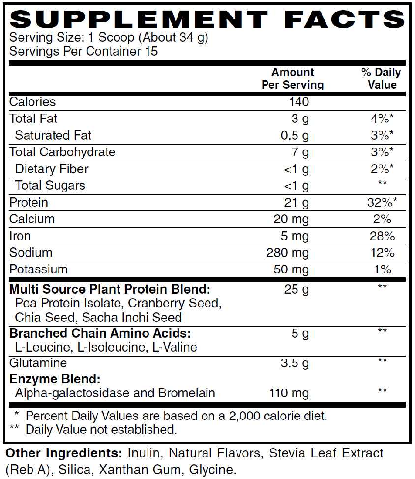Vegan Vanilla Protein